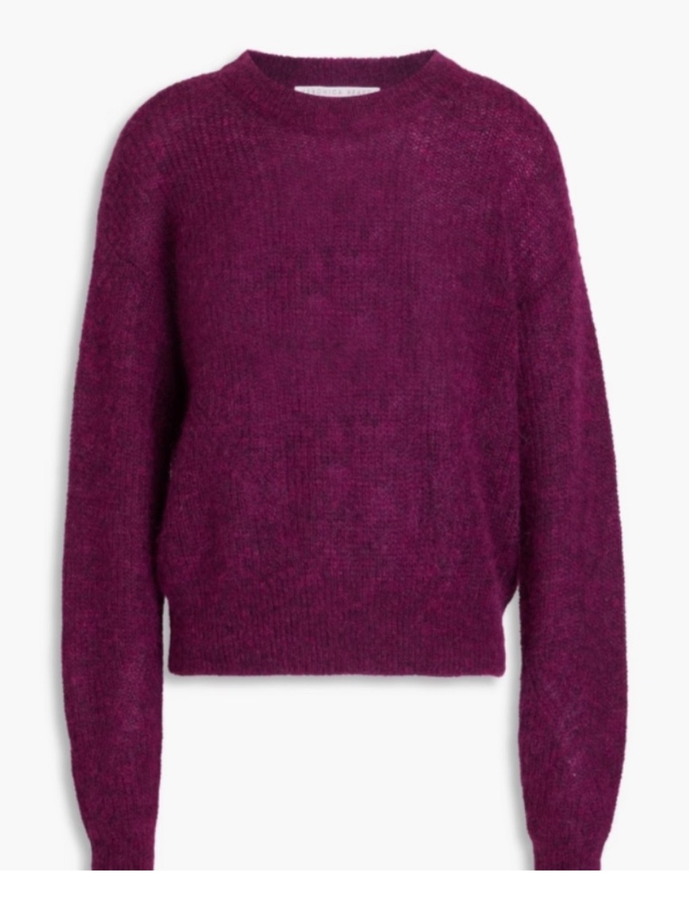 $354 Veronica Beard Alpaca and Mohair Sweater, Size M NWOT